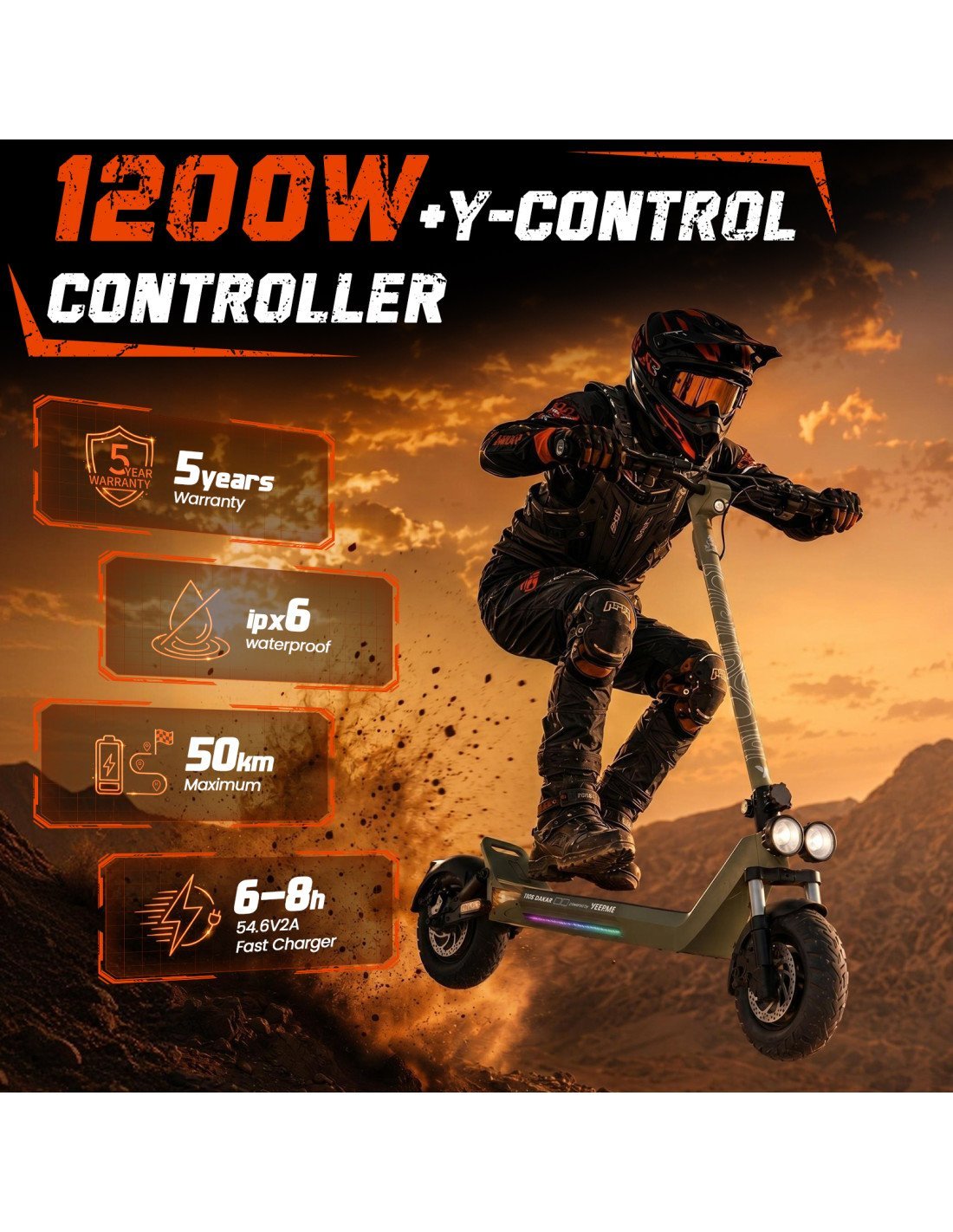 Trottinette électrique DAKAR 110S (2026)