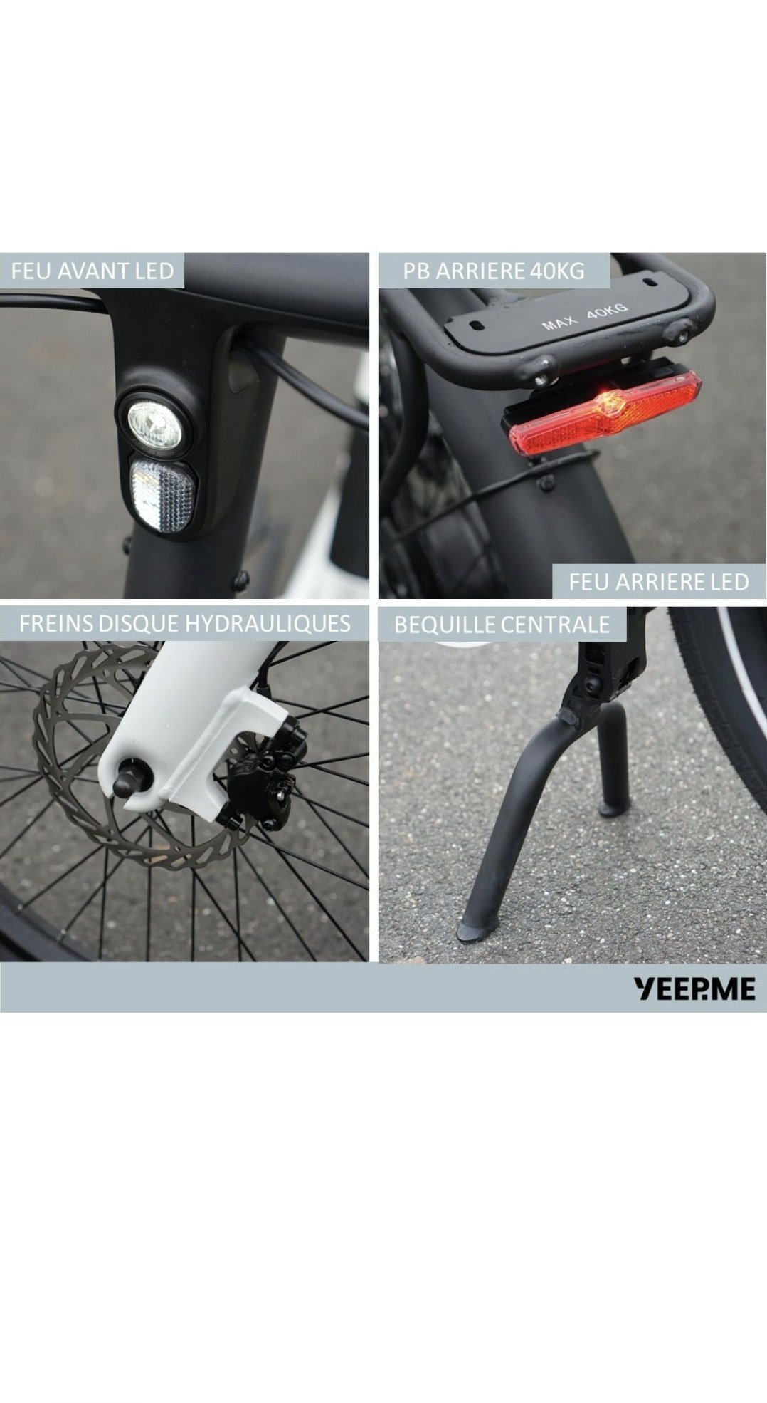 Vélo cargo électrique DAY COMPACT Pack Cargo - boîte automatique, équipé 1 enfant