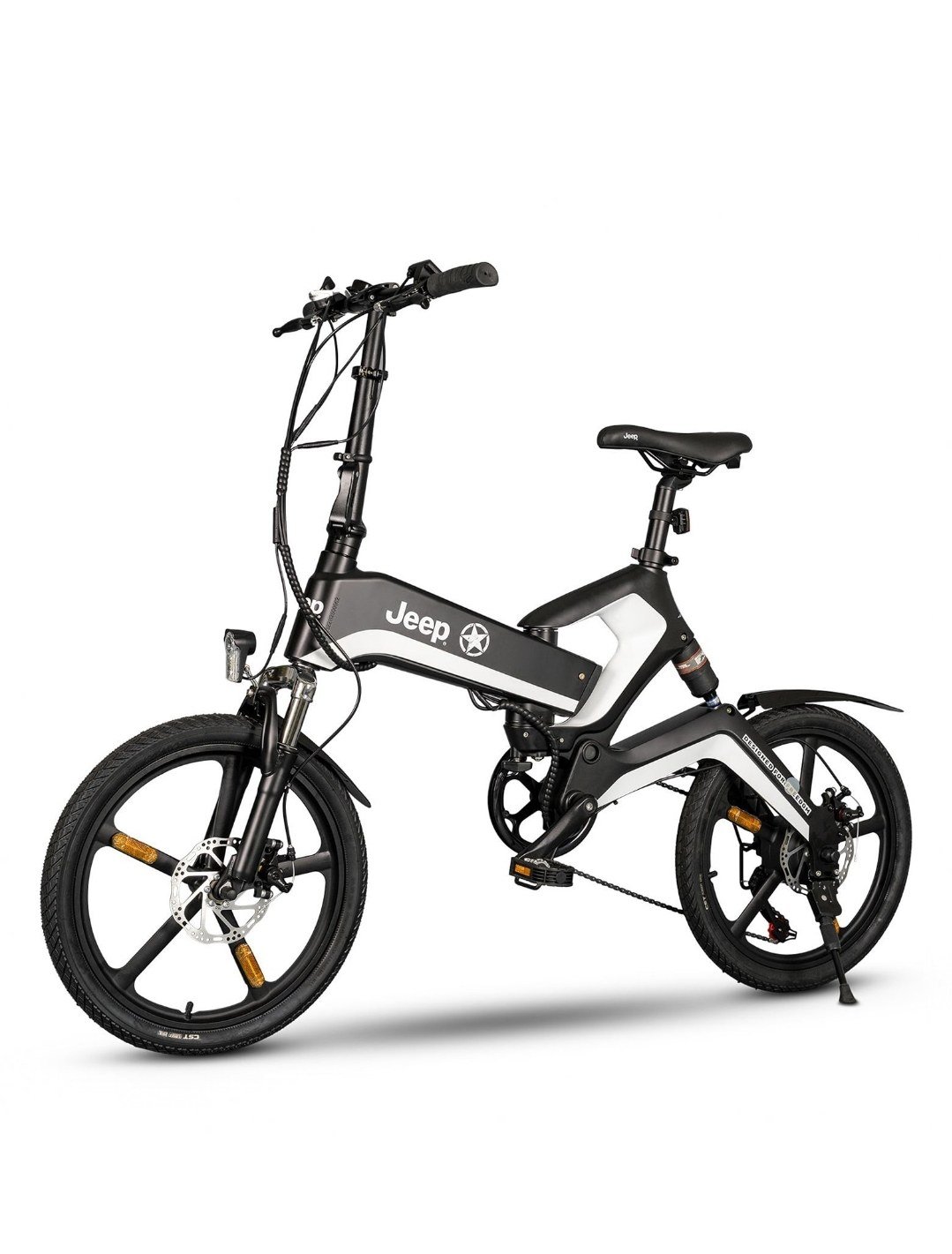 Vélo électrique pliant Jeep Fold FFR 7050 - cadre magnésium 20″, 374Wh 80 km