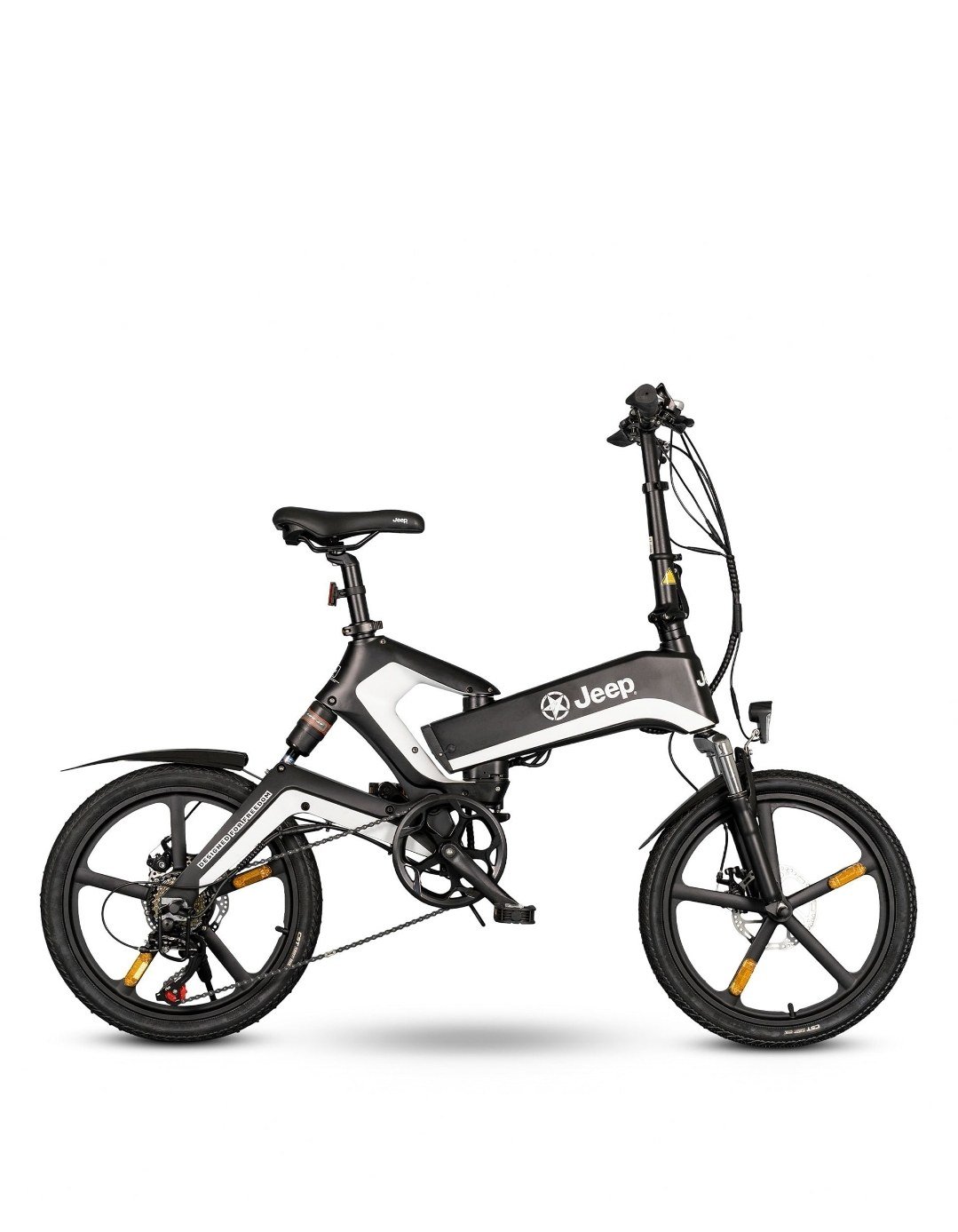 Vélo électrique pliant Jeep Fold FFR 7050 - cadre magnésium 20″, 374Wh 80 km
